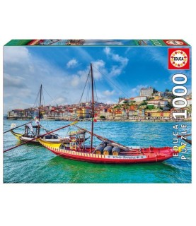 Educa Puzzle - 1000 PÇS Barcos Rabelos, Porto