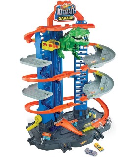 Hot Wheels City Ultimate Garage com Ataque de Tubarão