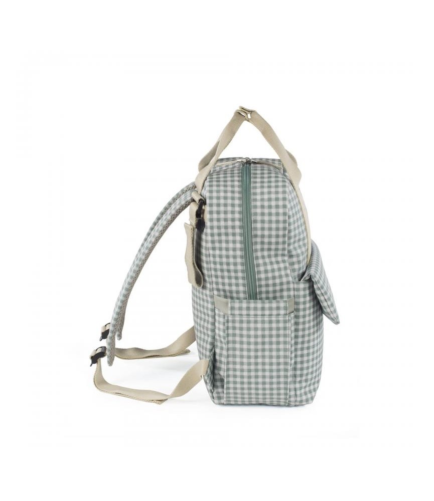 Mochila Walking Mum I Love Vichy verde