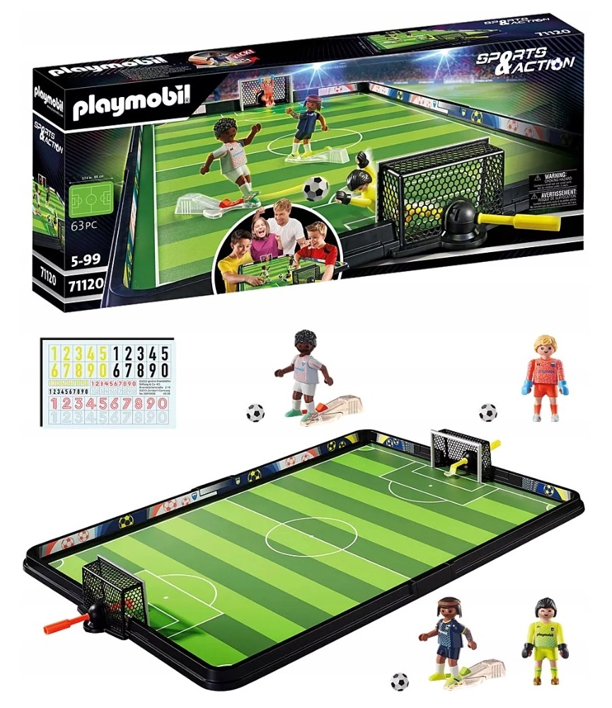 Playmobil - Campo de futebol - 71120, DESPORTOS E AÇÃO